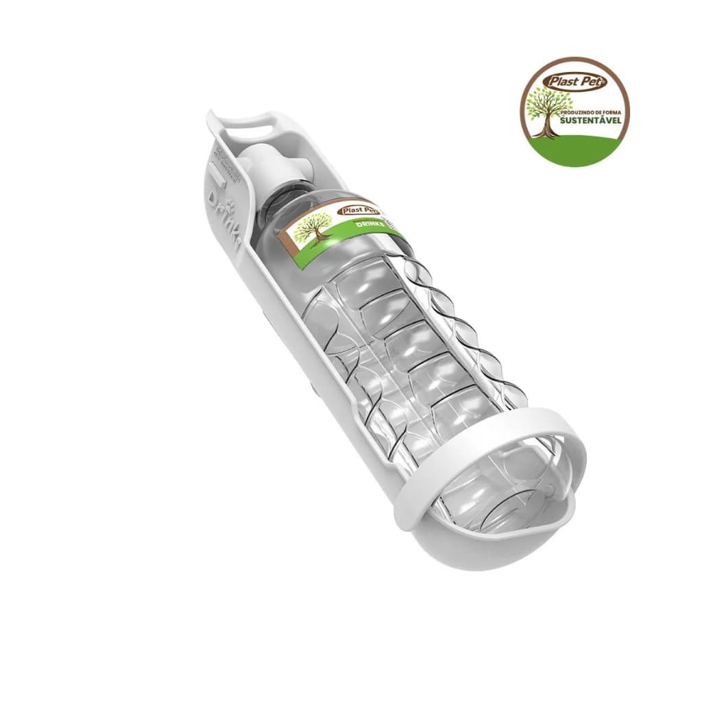 Bebedouro Portátil 500 ml Cinza Pet Drinks Eco