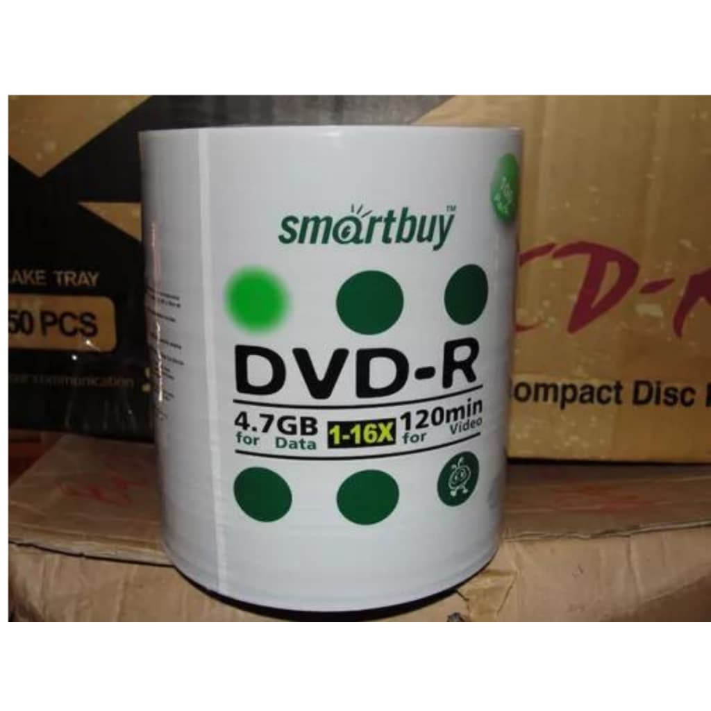 05 unidades de Mídia Virgem DVD-R Nos Envelopes -Smartbuy Grava Jogo