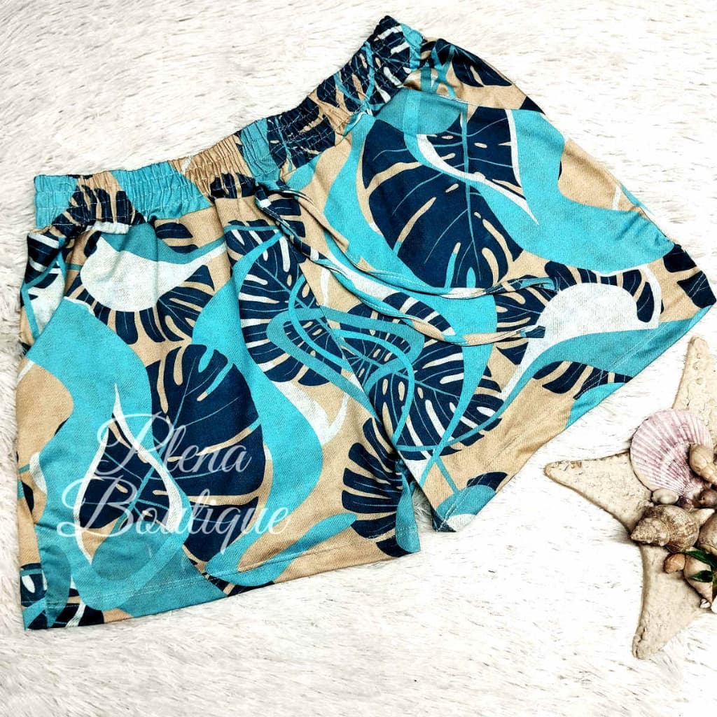 Kit 5 Shorts Feminino Poliéster Premium Casual Tecido Leve Refrescante com Bolso