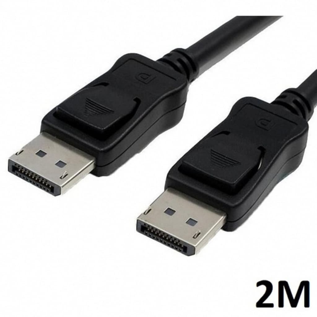 Cabo Conversor Adptador Displayport 1.2 4k 1.5m Blindado Cabo Dp X Dp Sem Trava