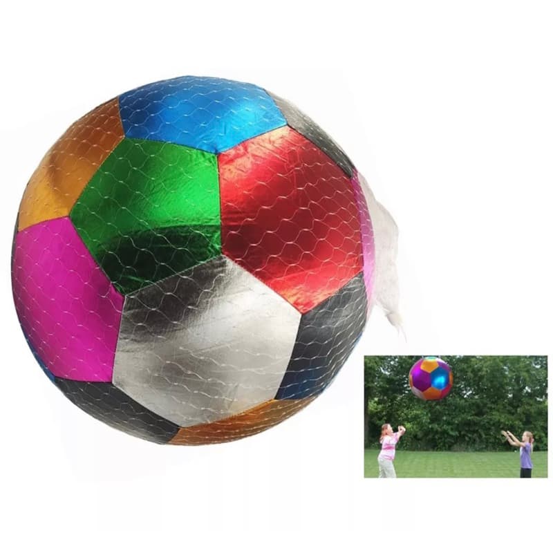 Bola Gigante Inflável Tecido Brilho Vinil Festa Decoração Parque 45cm