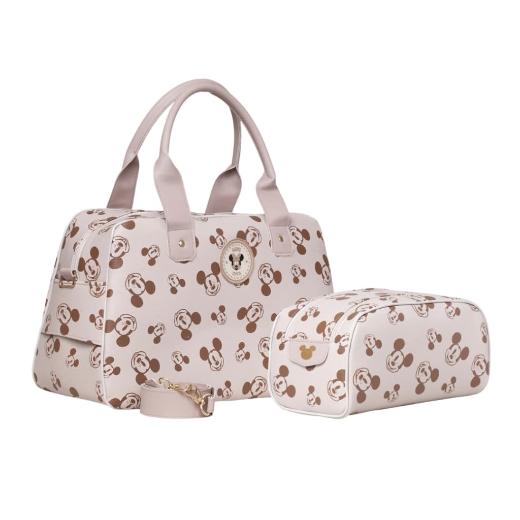 Kit mala e necessaire minnie maternidade infantil menina