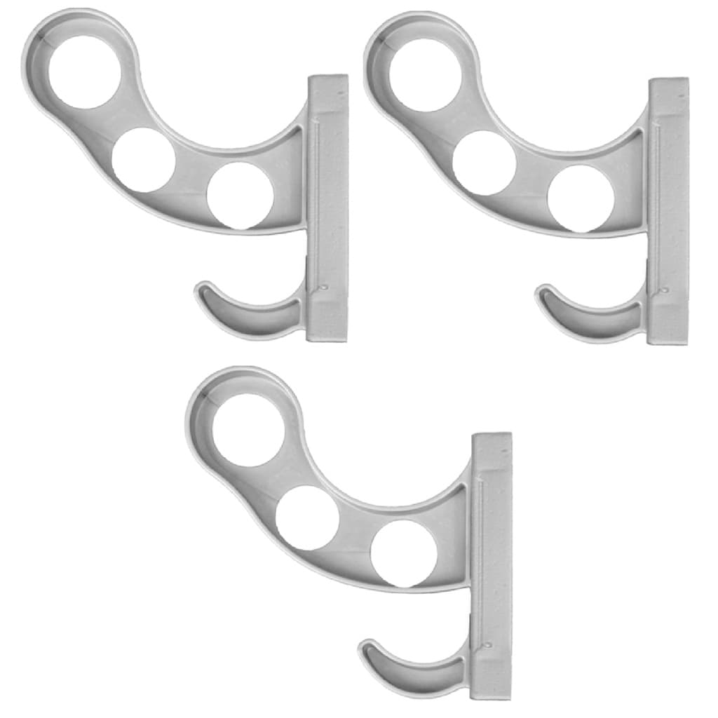 Kit 03 Suporte De Parede Para Pendurar Capacete E Acessórios