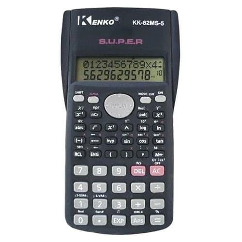 Calculadora Científica Portátil 240 Funções, Display 2 Linhas Alta Precisão para Matemática
