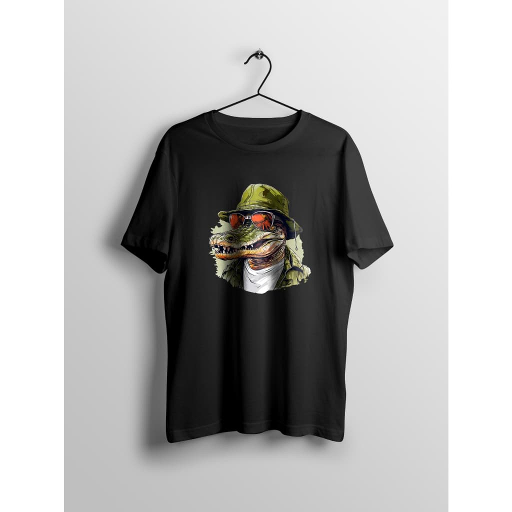 Camiseta Masculina Jacaré De Óculos