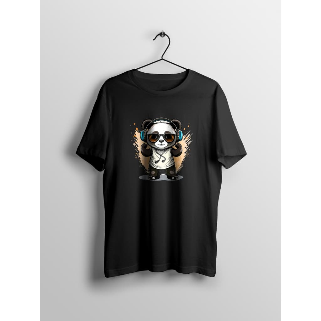 Camiseta Masculina Panda De Fone