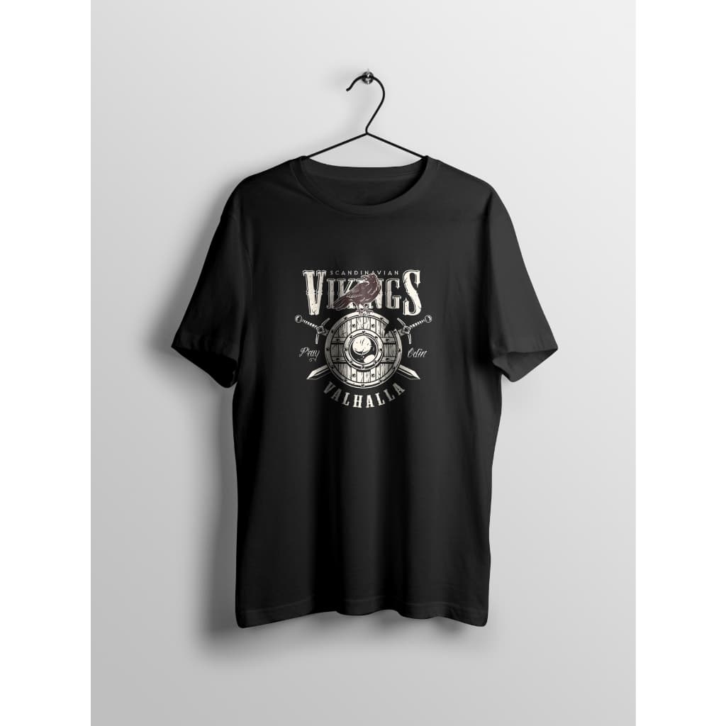 Camiseta Masculina Vikings Corvo