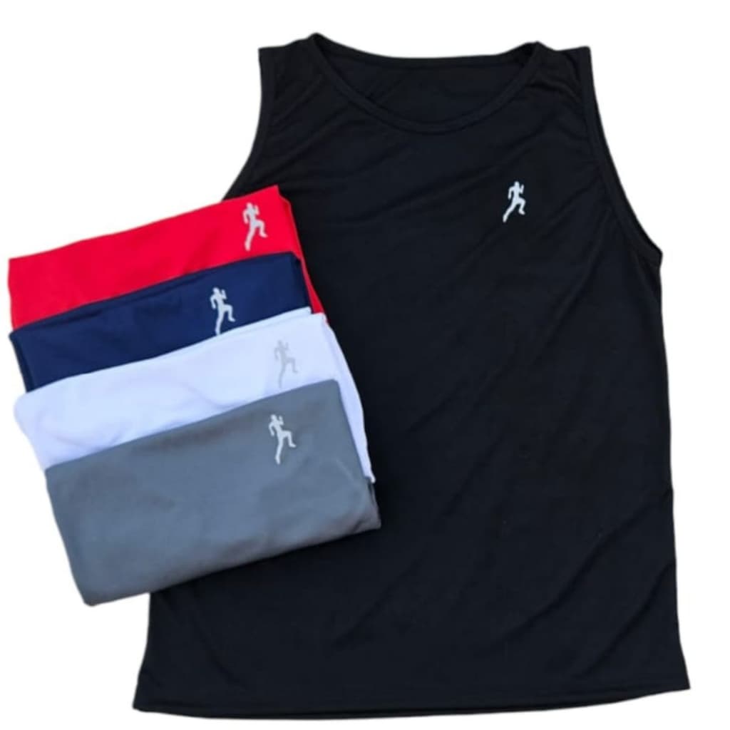 Kit 5 ou 3  Regatas Camisa Masculina Academia Esportiva