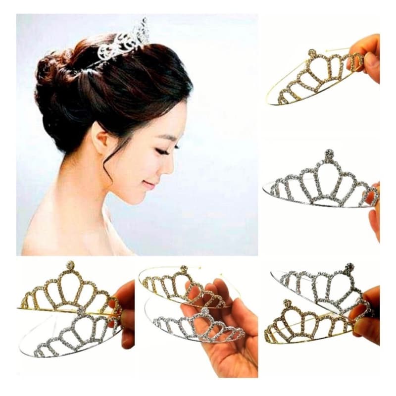 Coroa Tiara Infantil Adulto Formatura Daminha Casamento Aniversário