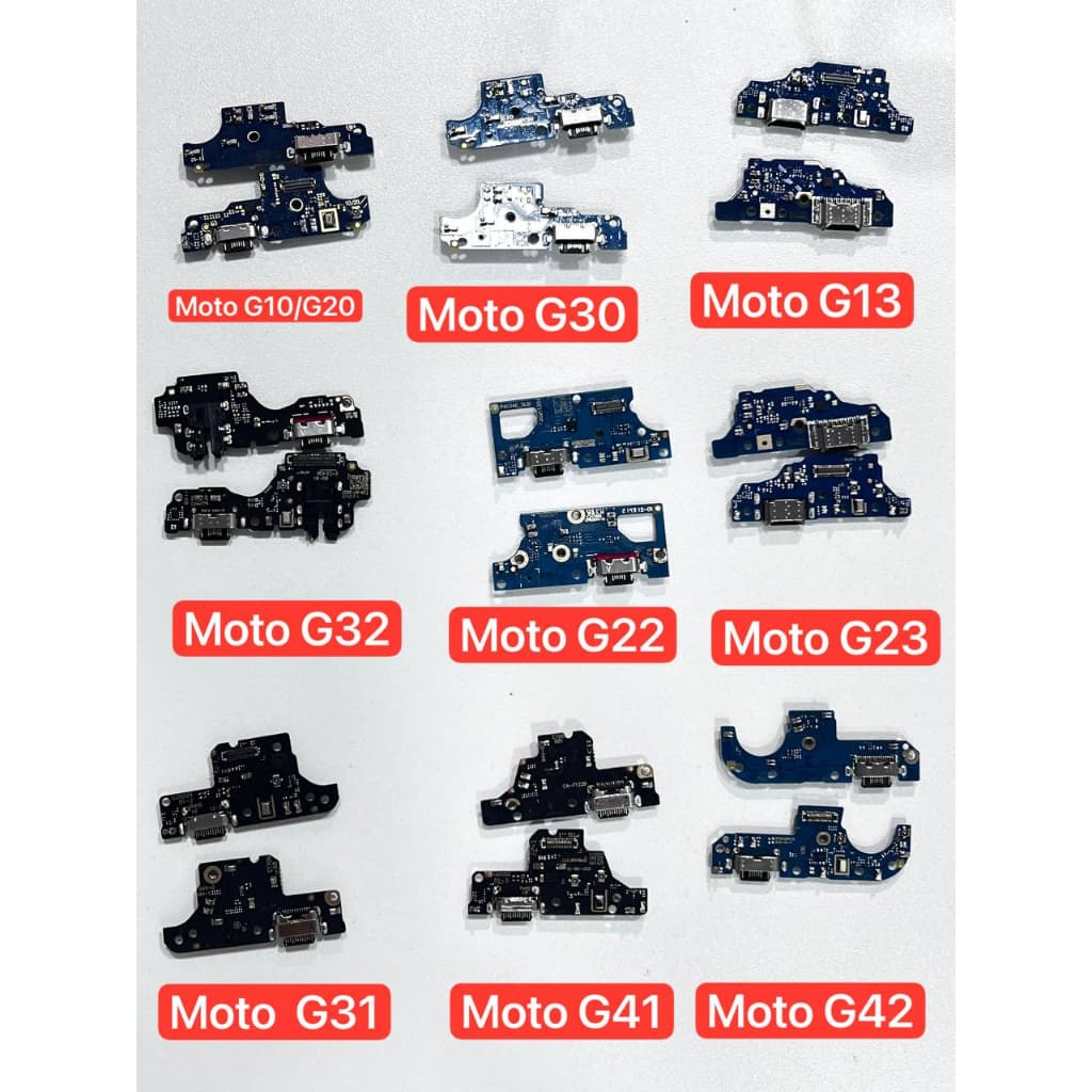 Placa De Carga Com Turbo Para Moto G10/G20 G30 G13 G32 G22 G23 G31 G41 G42