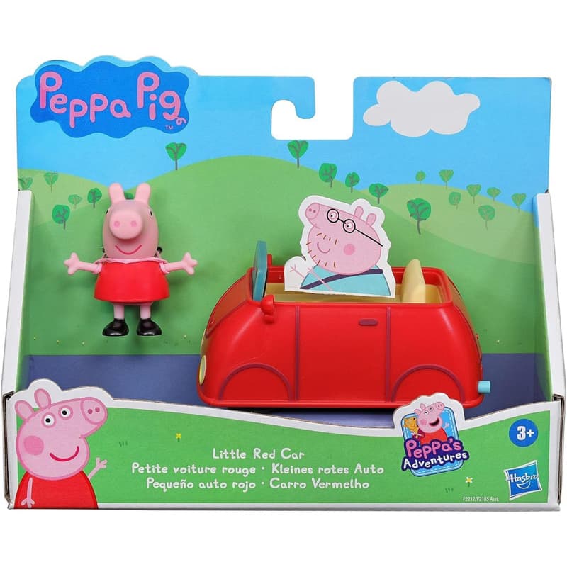 Mini Veículo Peppa Pig Carro Vermelho - F2212 - Hasbro Original + Nota fiscal
