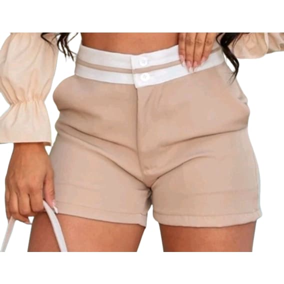 Short alfaiataria Virgínia premiun moda blogueira - atenção nas medidas