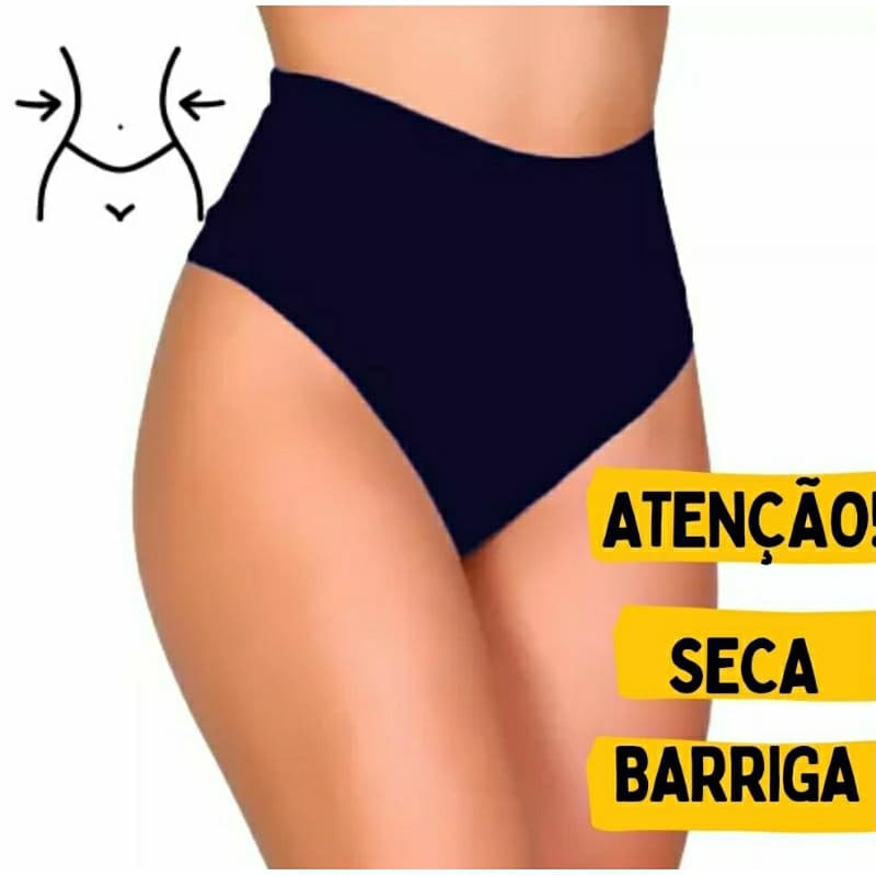 calcinha cinta modeladora cós duplo confortável seca barriga fitness para prender a barriga tipo calçola alta compressão