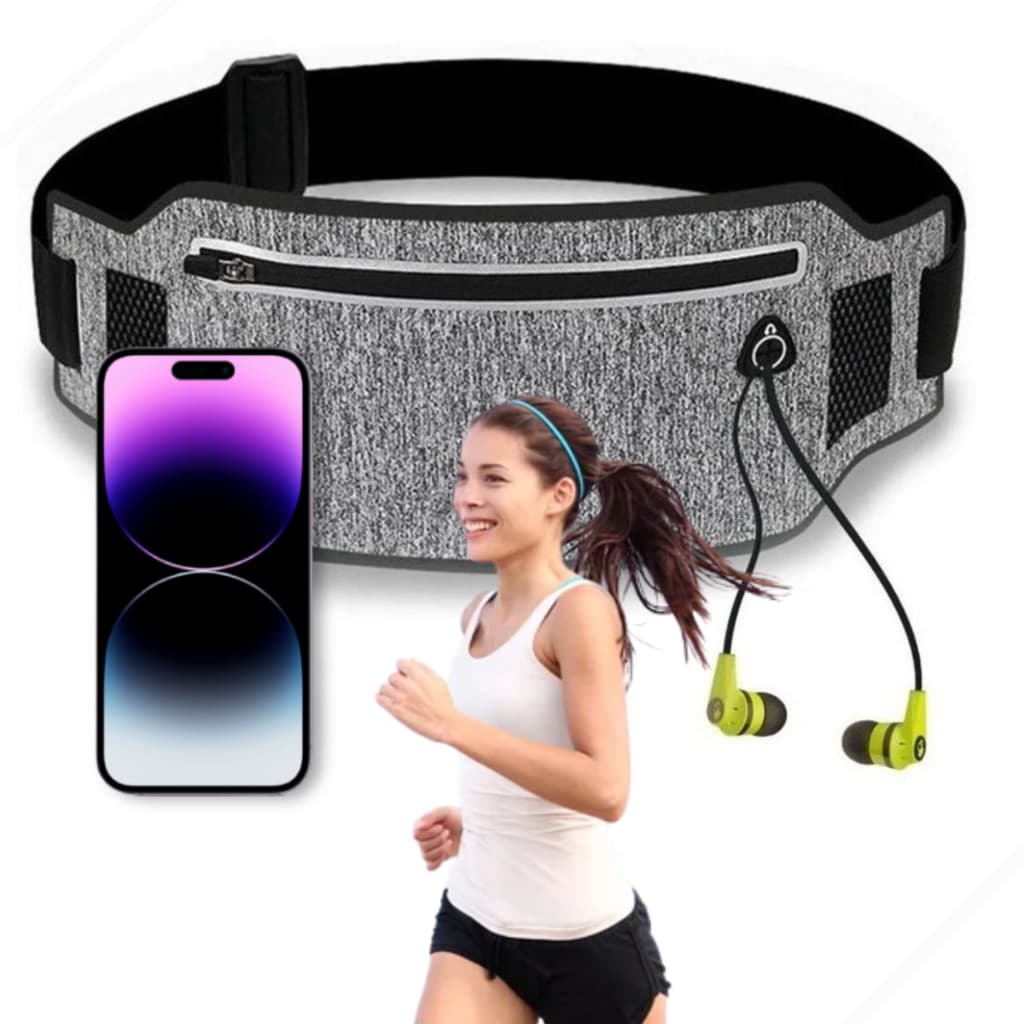 Pochete P/ Corrida Impermeável Compacta Fitness C/ Espaço Para Celular
