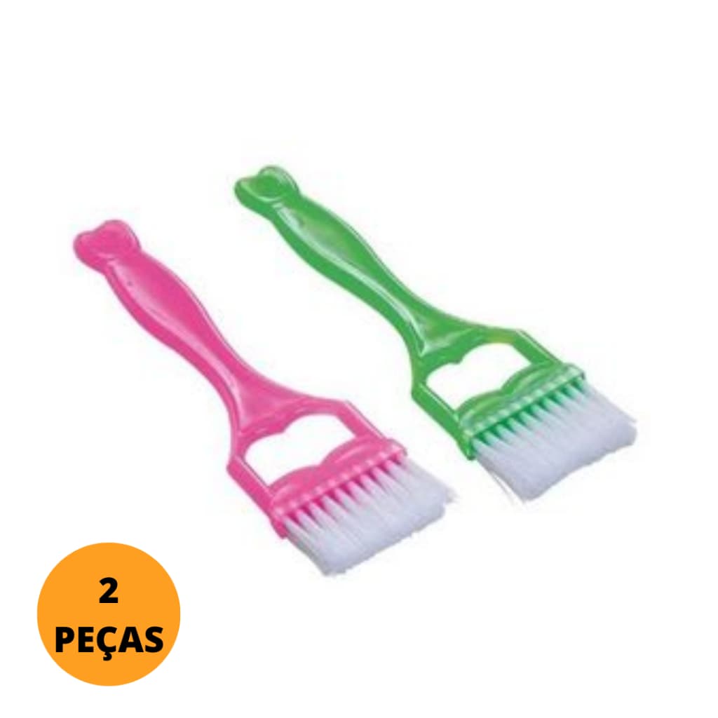 Kit C/ 2 Pinceis Culinário 17 cm 1 peça pao massa decorar confeitar