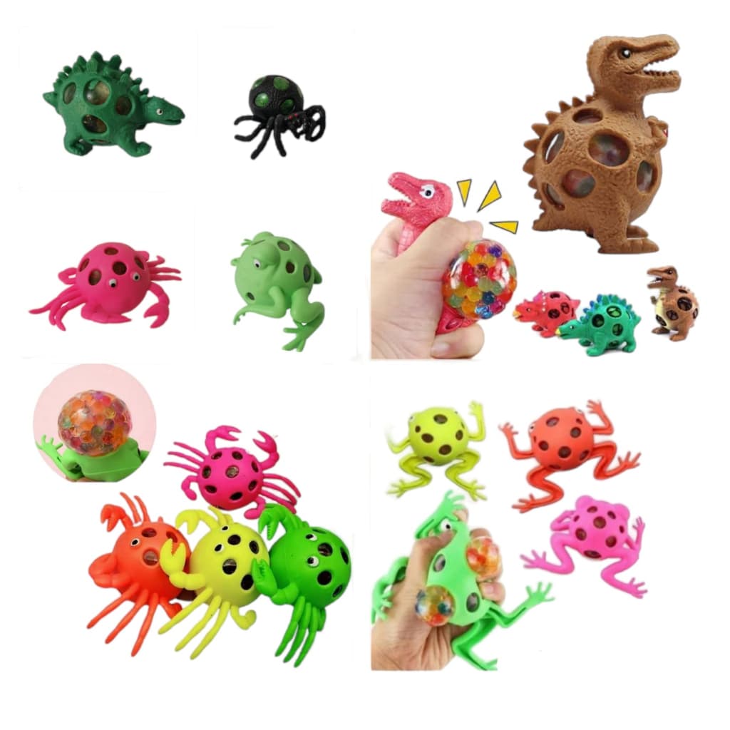 Brinquedo Pequeno Modelo Dinossauro Uva Ventilação Bolas Squeeze Pressão Alívio Do Estresse Tiktok