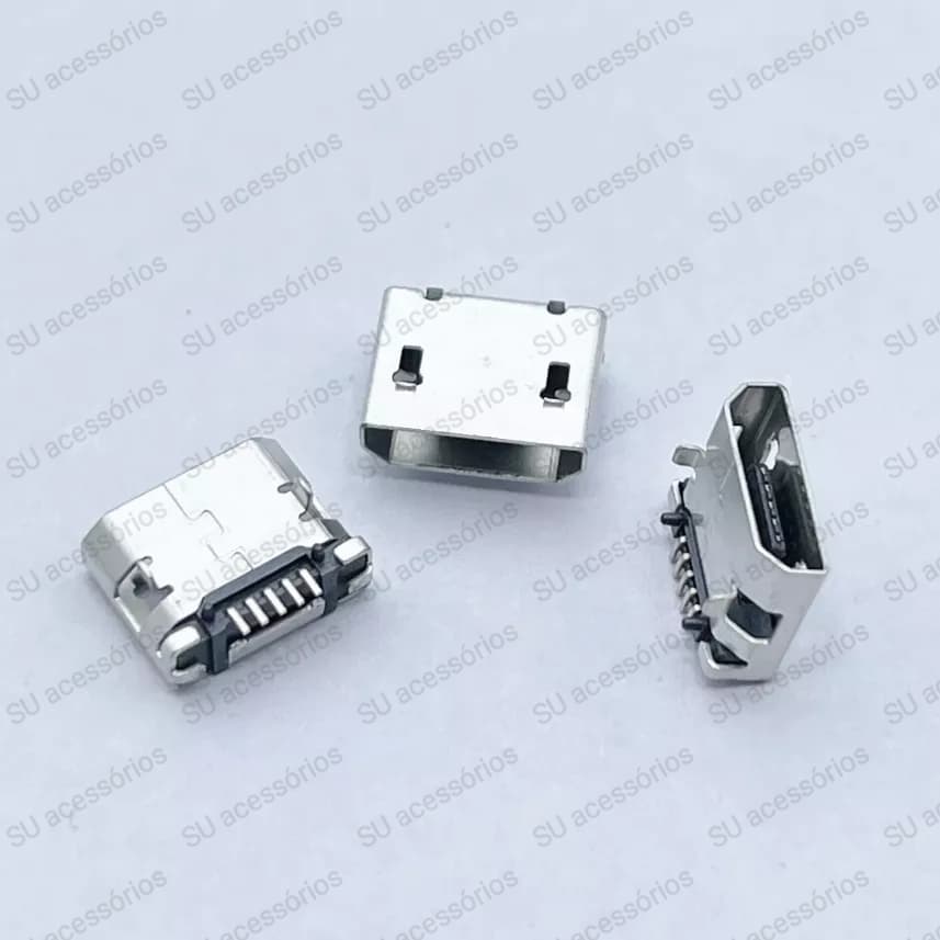 Conector Micro USB ,5Pin, Para Caixa Do Som,Uso Vários Aparelhos Elétricos ,Porta De Carregamento
