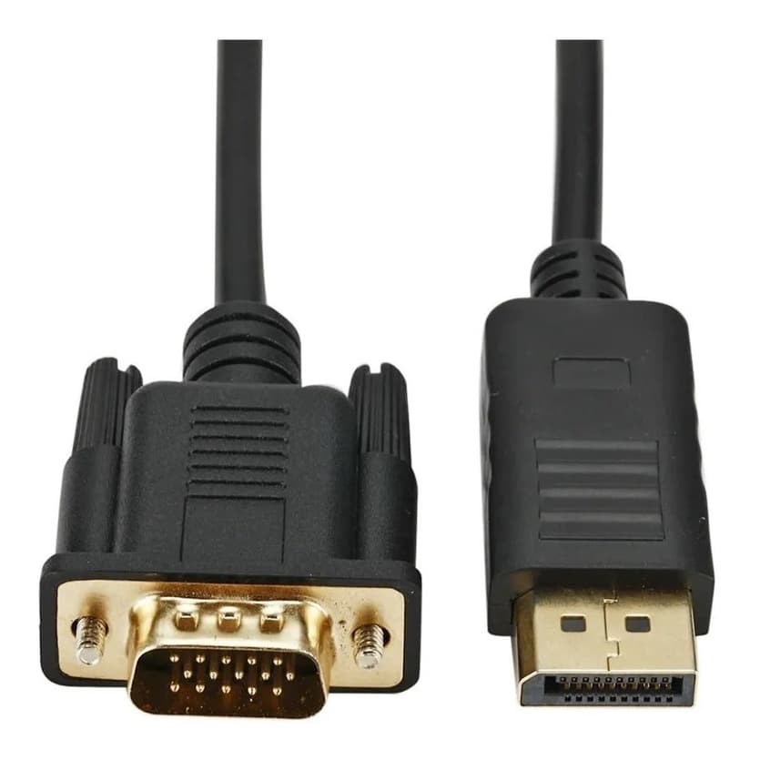 Cabo Displayport Macho X Vga Macho De 1,80m