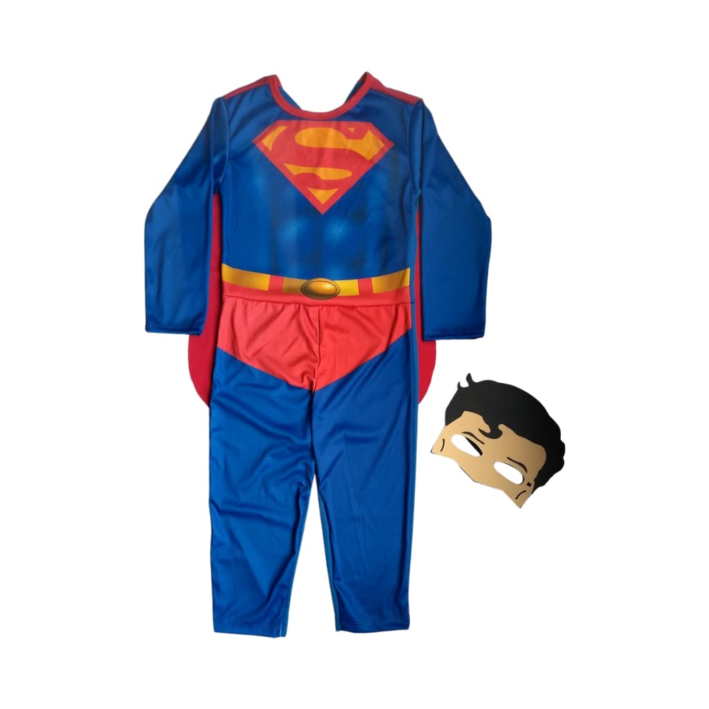 Fantasia Infantil Manga Longa Macacão Super Homem Infantil