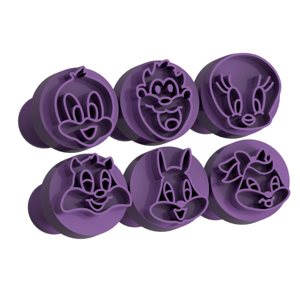 Carimbo para Brigadeiro e Doces - Babys - Kit com 6 unidades