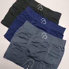 Kit 3 Cuecas Masculino Boxer RP Basic Confort Lisa Sem Costura Não Enrola Secagem Rápida