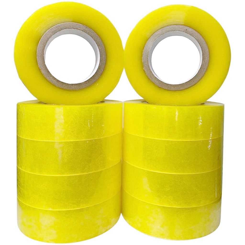 Papelaria Fita Adesiva Kit Com 20 Rolos com 500m cada Transparente Resistente Barato Pronta Entrega