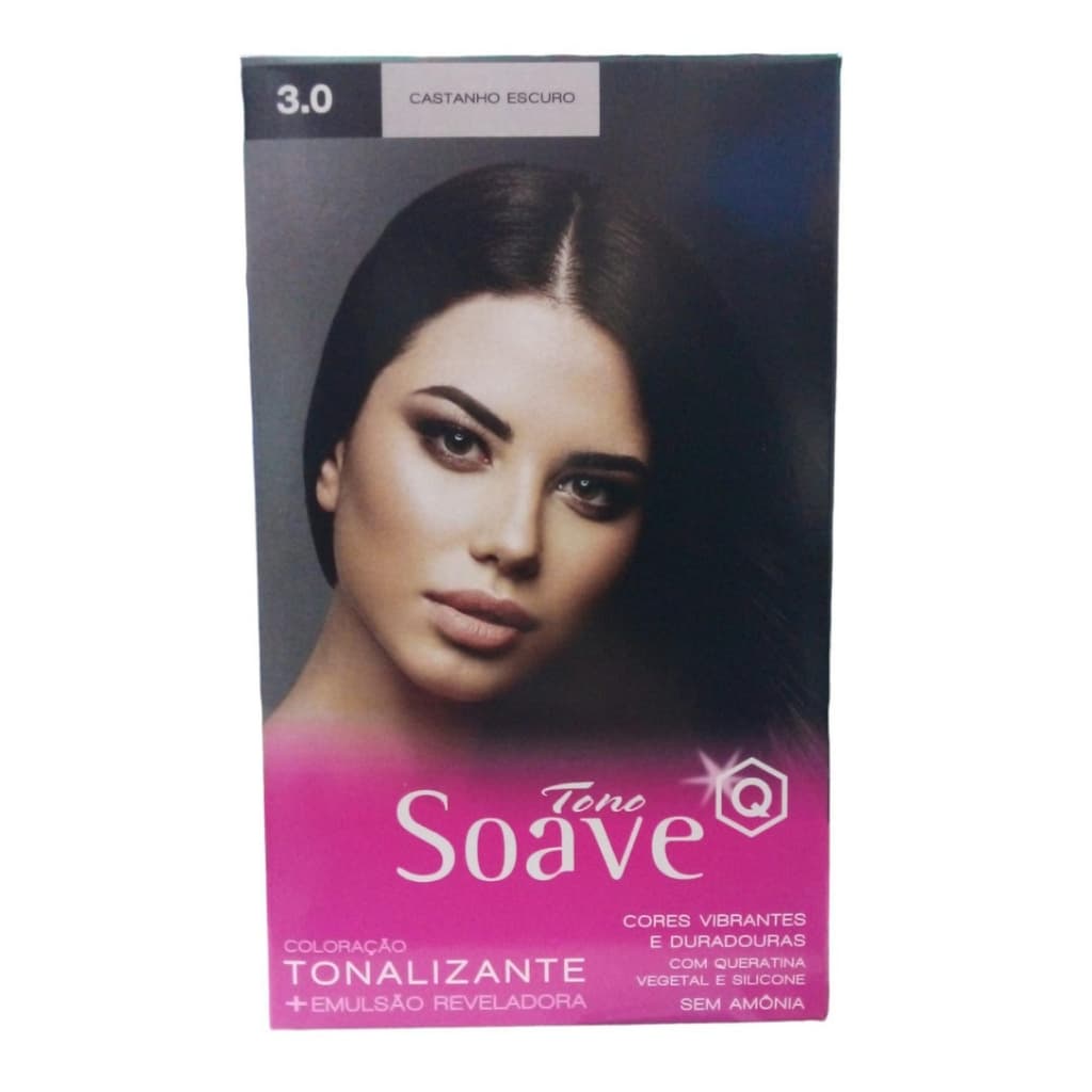 Tonalizante Soave 3,0 Castanho Escuro 40g