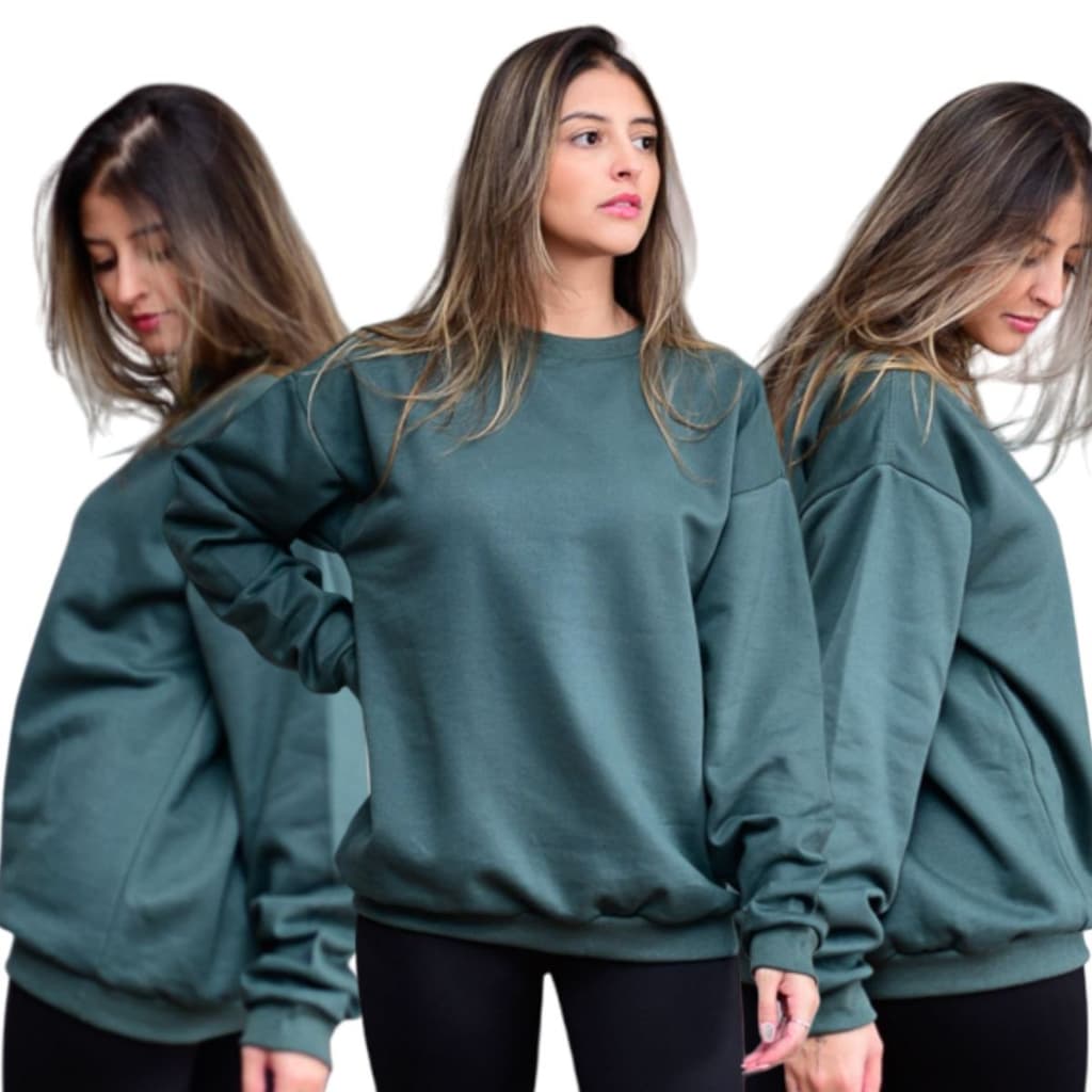 Kit 4 Blusas De Frio Feminina Moletom Casaco Atacado Premium