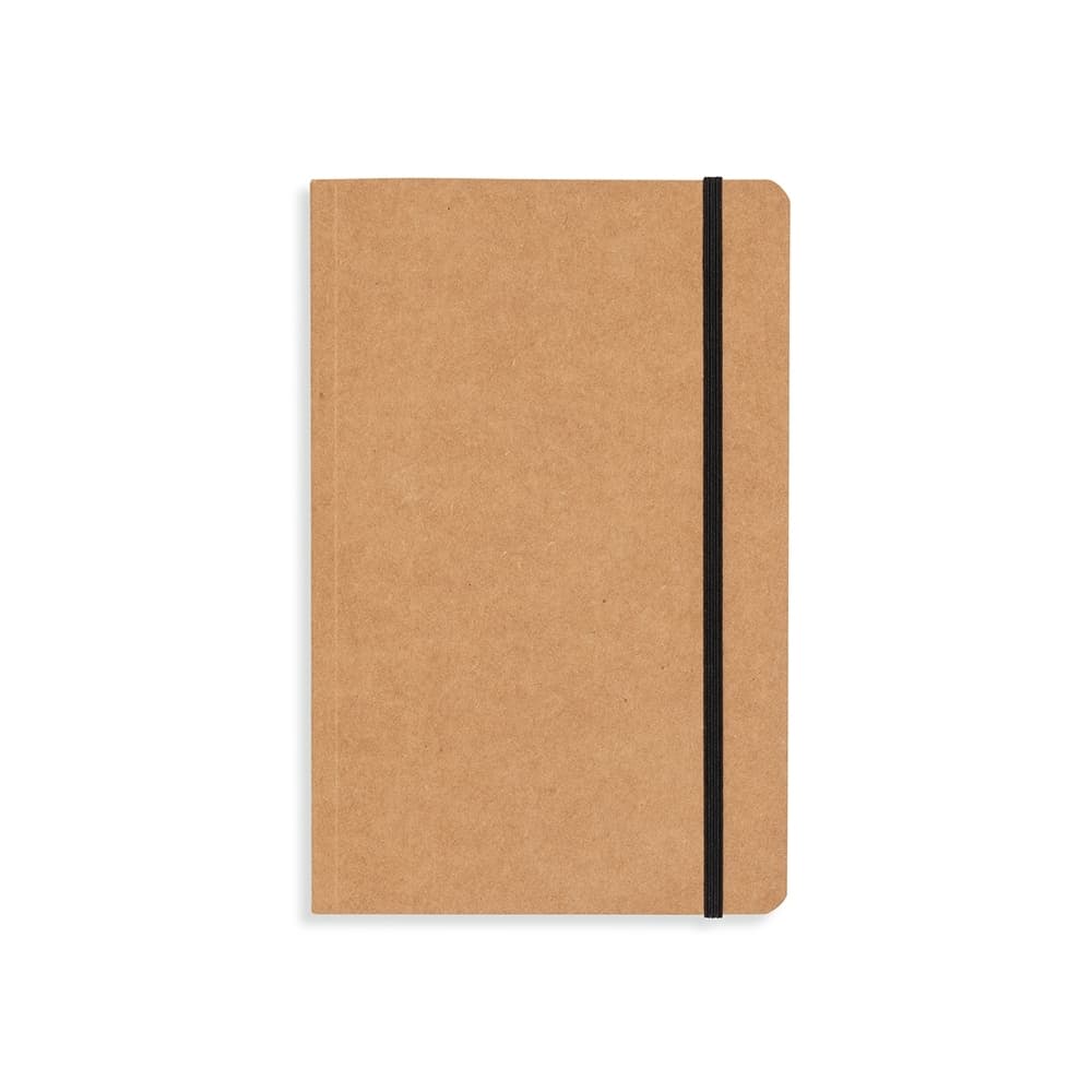 Caderneta Tipo Moleskine em Material de Capa Kraft sem Pauta