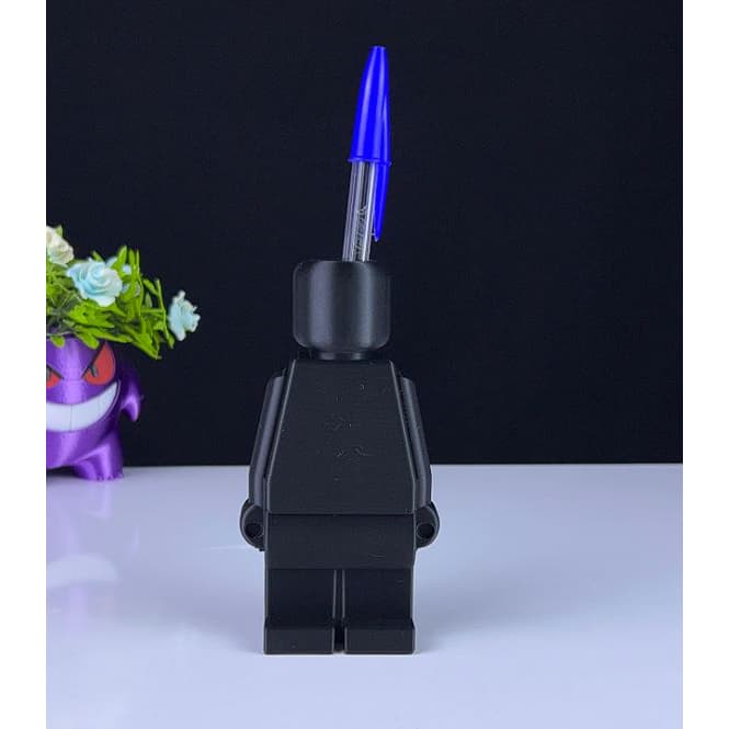 Porta Treco Organizador De Mesa Escritório Caneta Lápis tema Lego