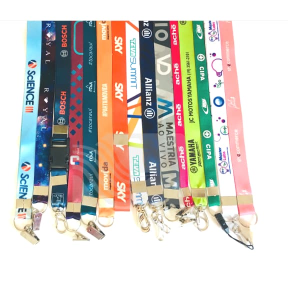 Cordões personalizados para Crachá
