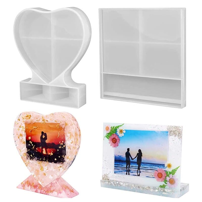 Molde de Silicone para Resina / Porta Retrato / Eternização / Placa Pix