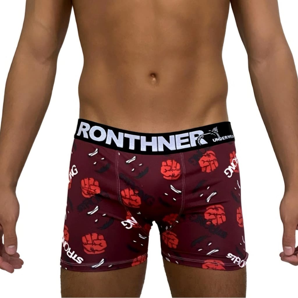 kit 7 Cuecas  Boxer box Adulto Ronthner original estampada Microfibra