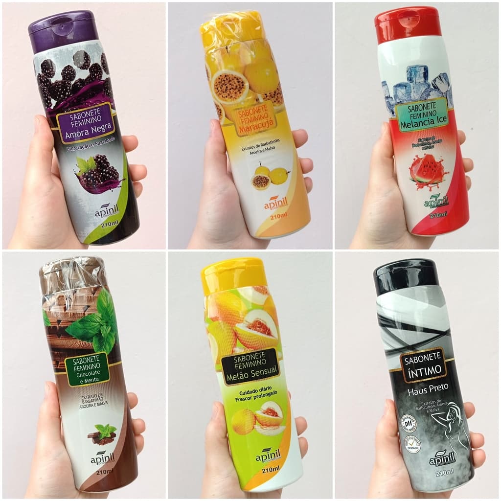 Sabonete Íntimo Líquido Aroma Sensual Super Cheirosos 200ml APINIL