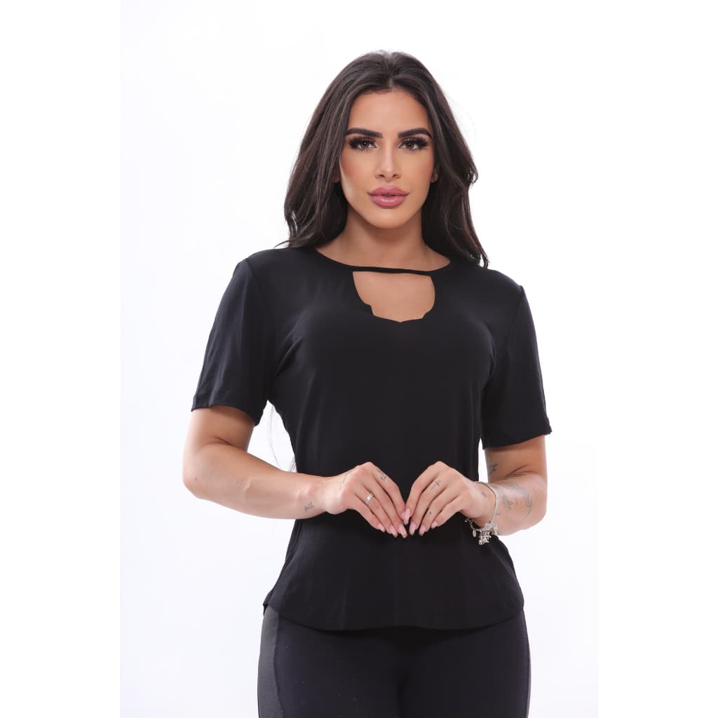 Blusa gola Shocker viscolycra  Tendência#Modinha P ao G3  REF 26