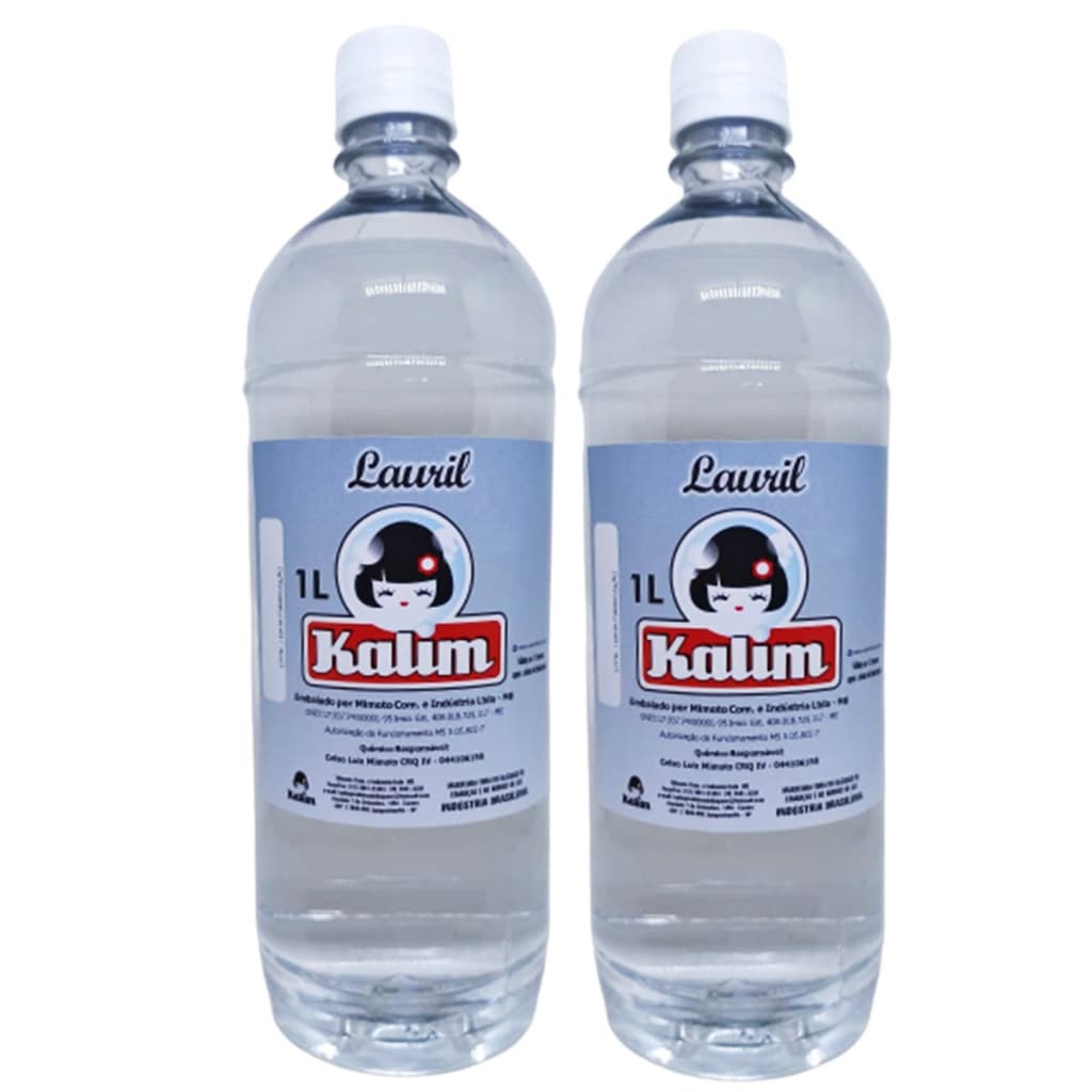 Lauril De 1ª Linha 2 Litros Alto Poder De Espuma Para Sabonete Detergente E Sabão
