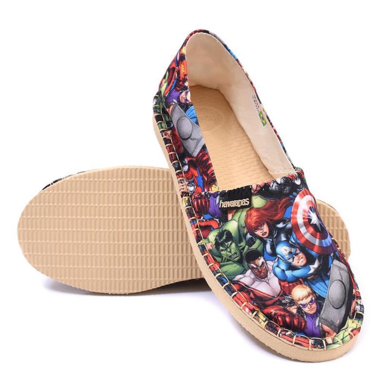 Sapatilha Espadrille Chinelo Unissex OS VINGADORES INFANTIL