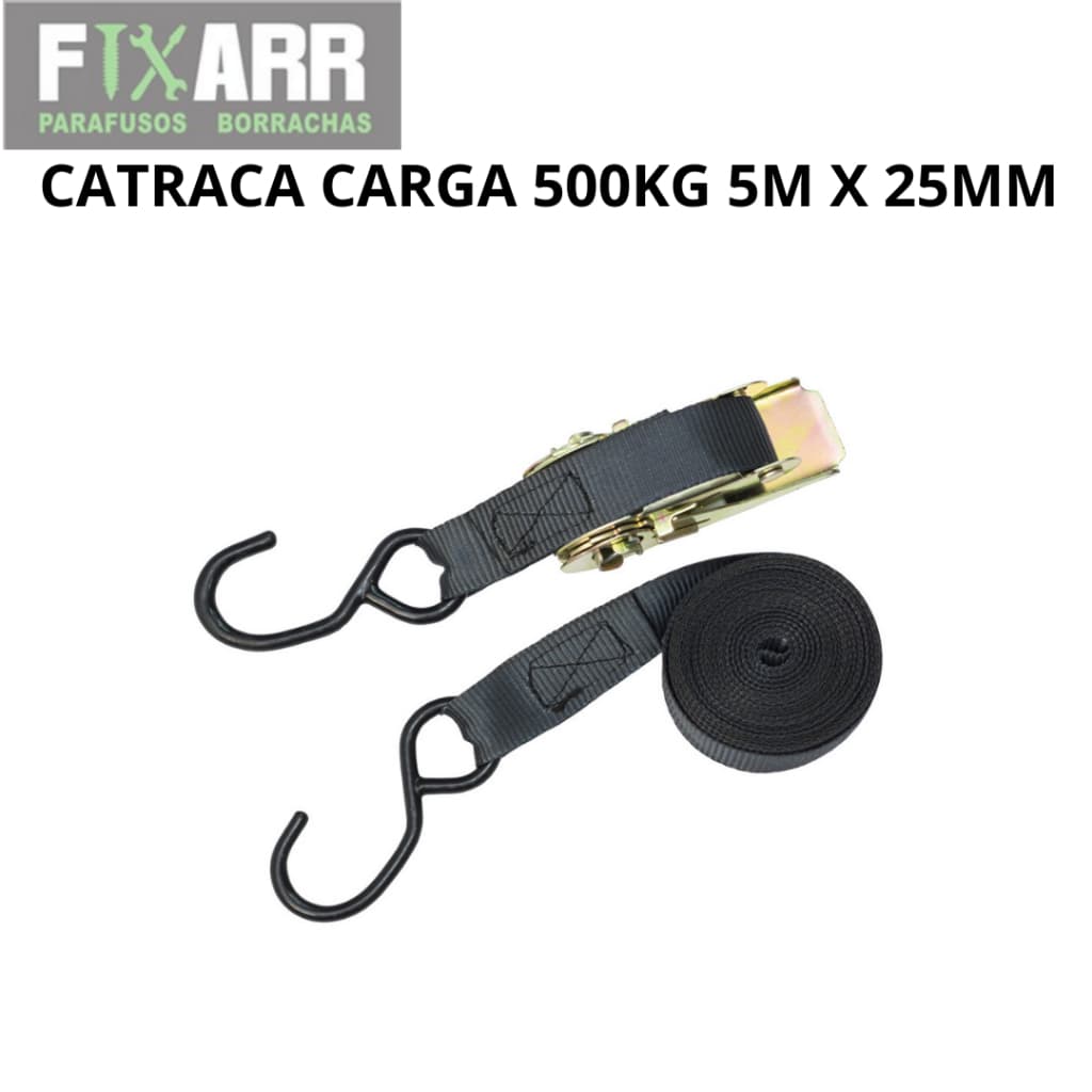 CATRACA CARGA 500KG 5M X 25MM