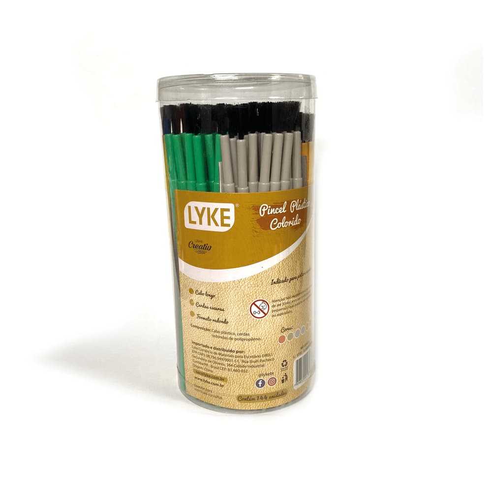 144 Pincel para Pintura Artesanato Escolar Artigos Arte Desenhos Conjunto de Pincéis para Pintar Guache Aquarela