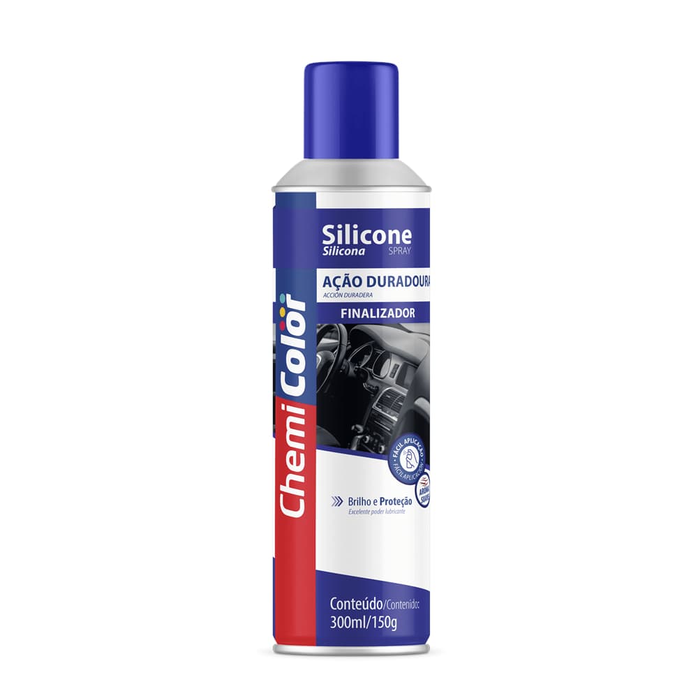 Silicone Spray Revitalizador de Plásticos Brilho e Proteção 300ml Envio Ja