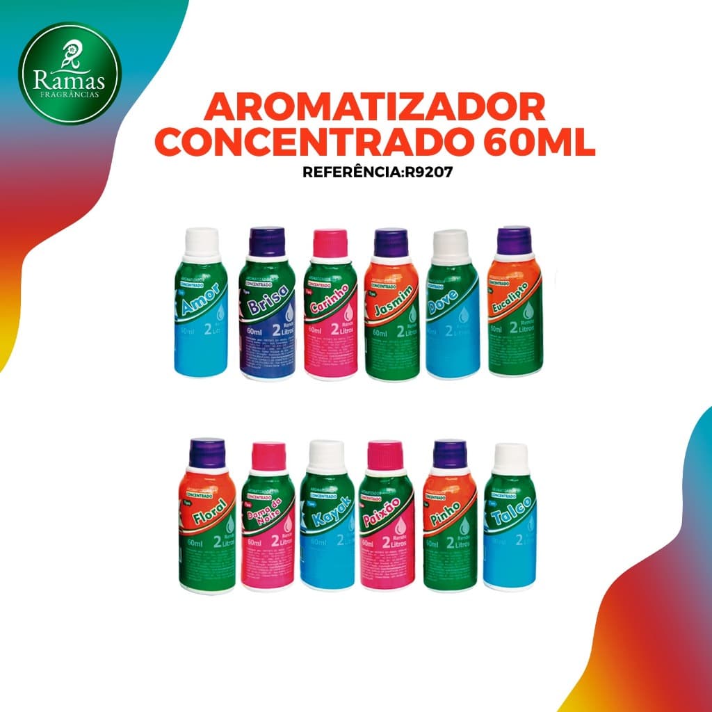 AROMATIZADOR CONCENTRADO - 60ml FAZ 2L (RAMAS)