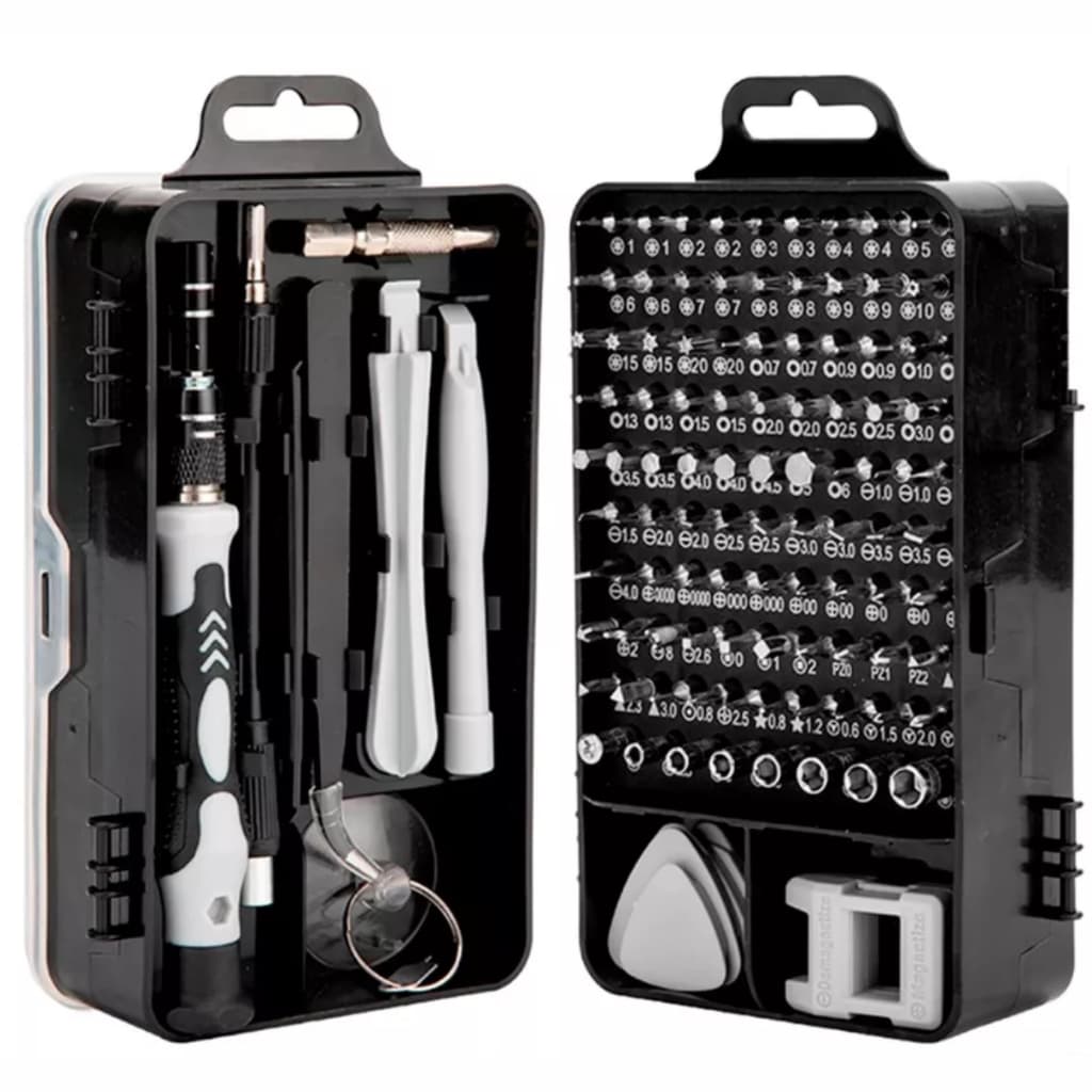 Kit Jogo de Chaves Precisão 115 Peças - PROFISSIONAL