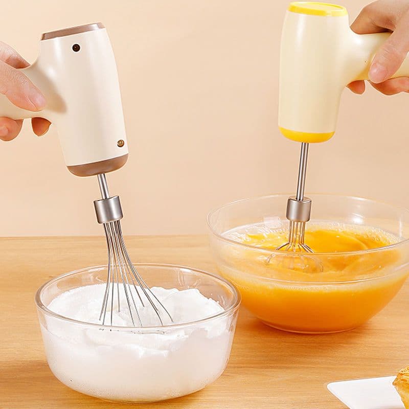 Mini Mixer Batedeira Elétrica Batedor de Ovos Misturador de Bebidas Café Multifuncional