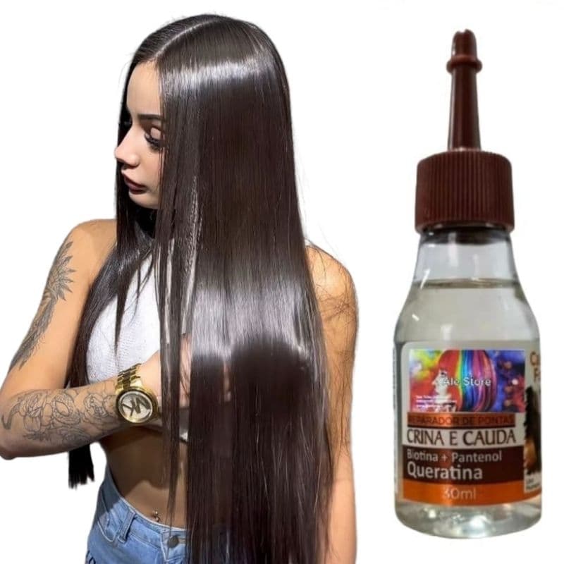 Cabelo brilho efeito espelhado fios de salão em casa