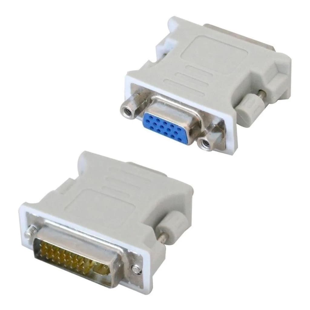 Adaptador Conversor Dvi-i (24+5) Macho Para Vga Femea