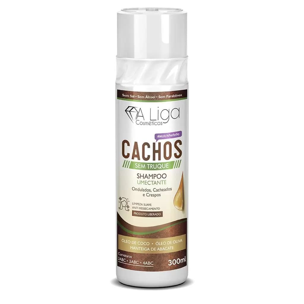 Shampoo Cachos Sem Truque 300Ml- A liga cosmeticos.