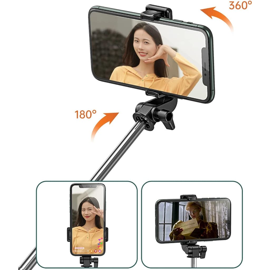 Bastão Pau Selfie Bluetooth Tripe Controle Retrátil Celular
