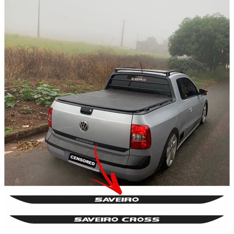 faixa tampa traseira saveiro g7