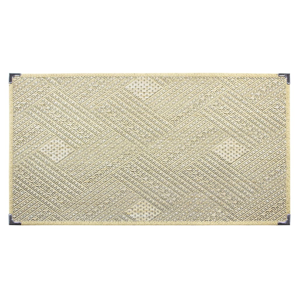 Tapete Sisal 0,50 X 0,80 Capacho De Porta Sem Pelo Prático Fácil De Limpar