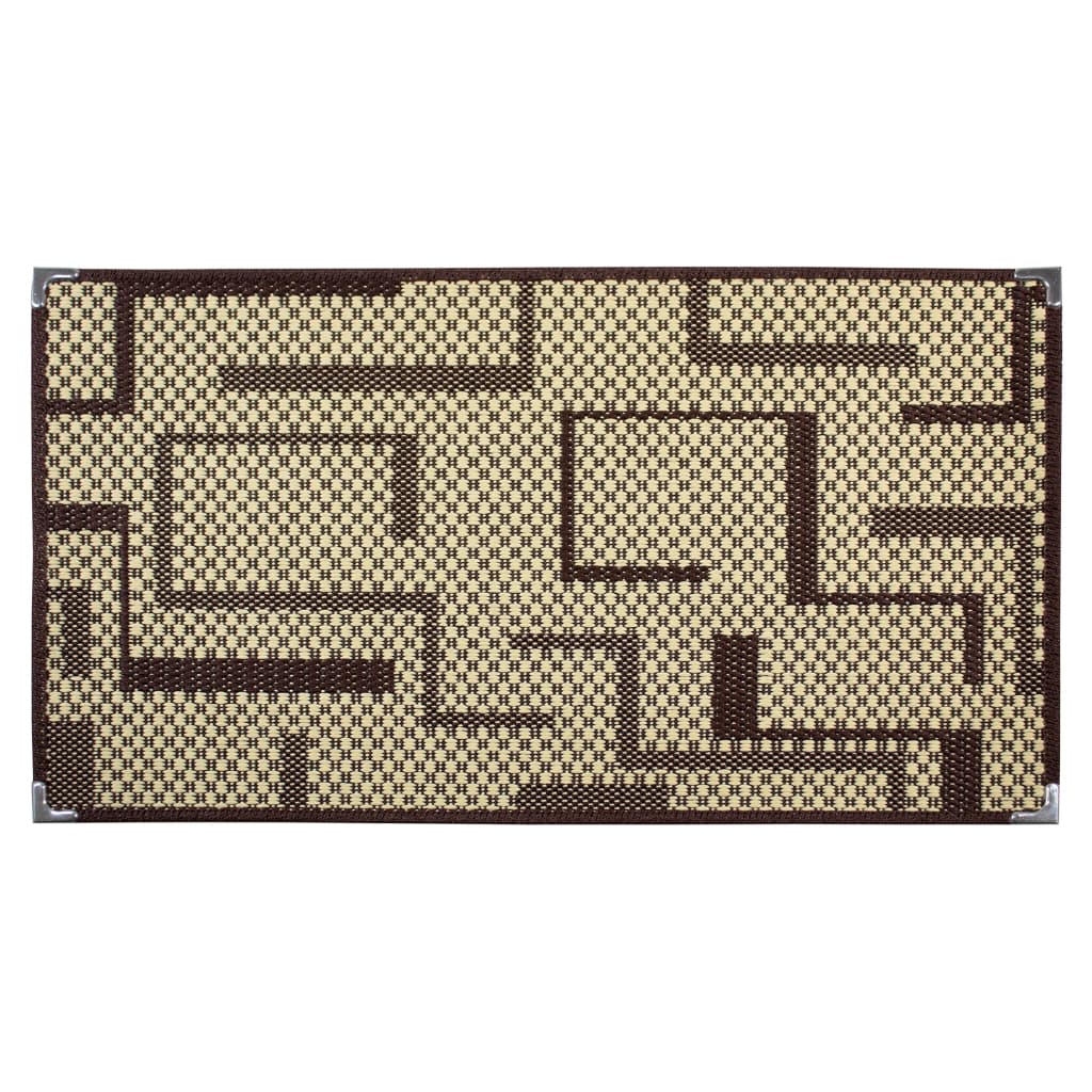 Tapete Sisal 0,50 X 0,80 Capacho De Porta Sem Pelo Prático Fácil De Limpar